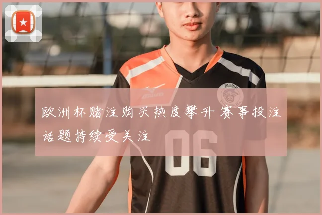 欧洲杯赌注购买热度攀升 赛事投注话题持续受关注